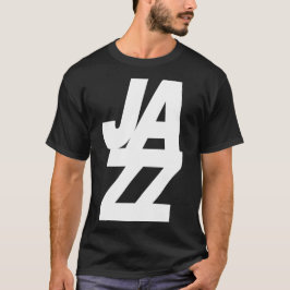 Bold Jazz Music logo design T-Shirt