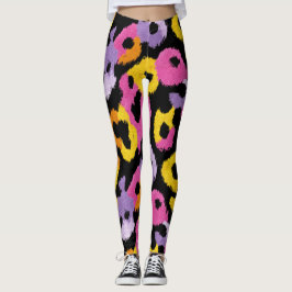 Bold Leopard Muster Retro Glam y2k Stilvoll Leggings
