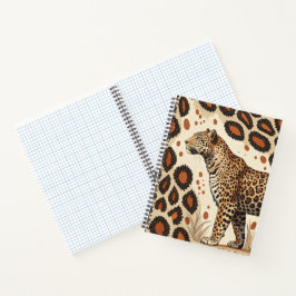 Bold Leopard Print Notebook Notizbuch