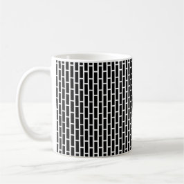 Bold Letter I Muster Alphabet Kaffeetasse