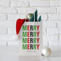 Bold Letters Festive "Merry Christmas"