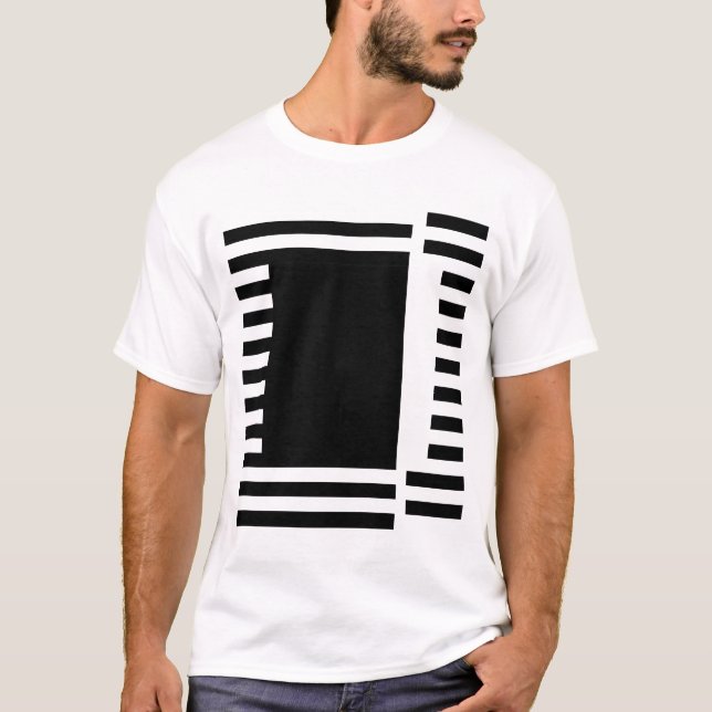 bold lines square T-Shirt (Vorderseite)
