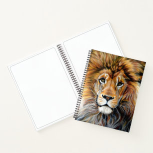 Bold Lion Spiral Sketch Pad Notizbuch