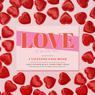 Bold Love Valentine's Day Party Invitation