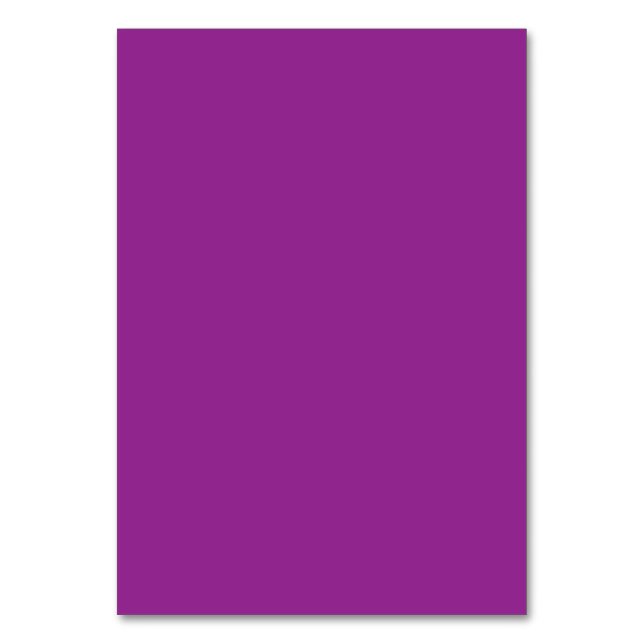 Bold Magenta Wedding Einladung mit Minimalstil Tischnummer (Rückseite)