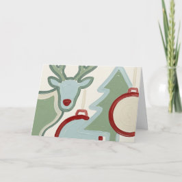 Bold Minimalist Christmas Card Karte