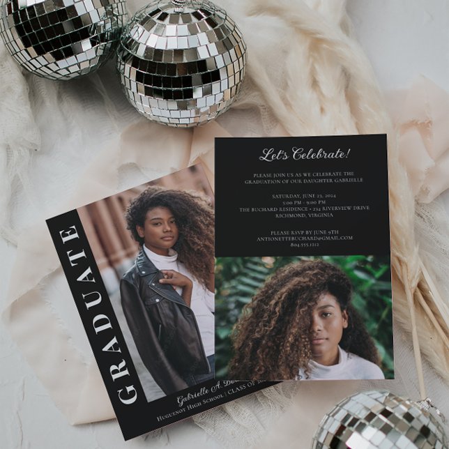 Bold Modern Foto Ankündigung Party laden (Von Creator hochgeladen)