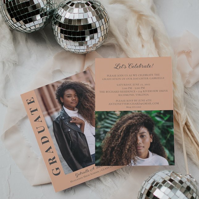 Bold Modern Foto Ankündigung Party laden (Von Creator hochgeladen)