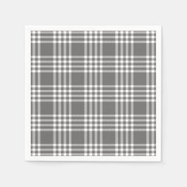 Bold Modern Kariert Holiday Paper Napkin Serviette