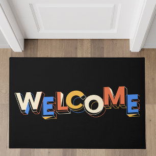 Bold Modern Typografy Welcome Fußmatte