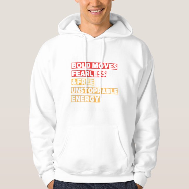 Bold Moves Fearless Free T-shirt | Energrtic Tee (Vorderseite)