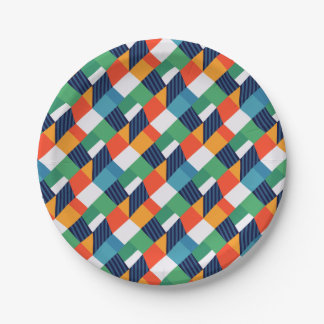 Bold Multicolour Geometric Abstract Pappteller