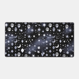 Bold Onyx Celestial Moon for Modern Workspaces Schreibtischunterlage