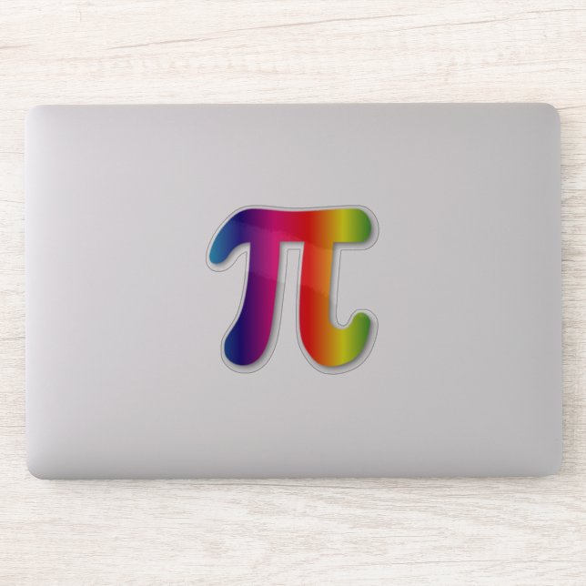 Bold Pi Symbol Aufkleber (Computer)