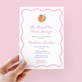 Bold Pink Citrus Main Squeeze Brautparty Einladung