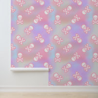 Bold Pink Pastel Ombre Punk Piratenflagge Ombre