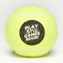 Bold Play Ball Sports Quote Art