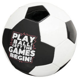 Bold Play Ball Sports Quote Art
