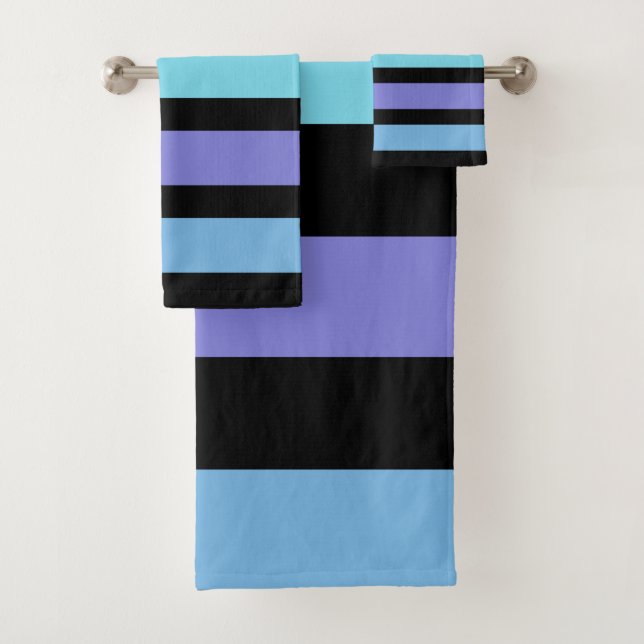 Bold Purple Blue Aqua Black (En situation)