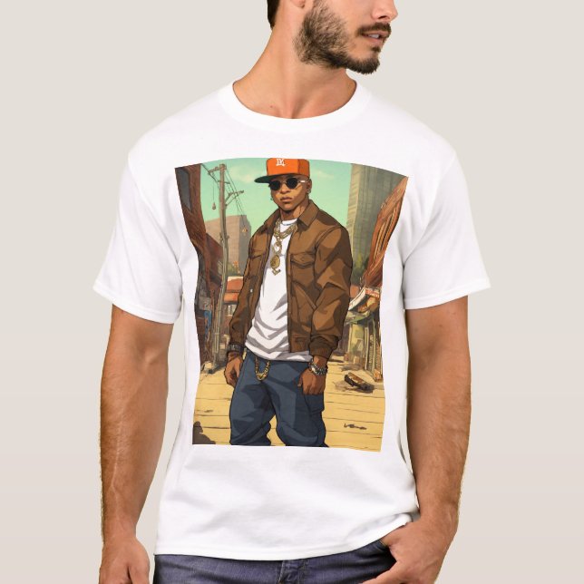 "Bold & Ready: Stilvolle T - Shirt für jeden Junge (Vorderseite)