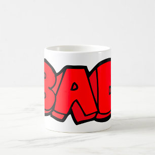 Bold Red Bad Kaffeetasse