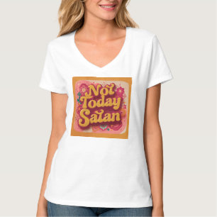 Bold Retro 70er Psychedelic Graphic T-Shirt