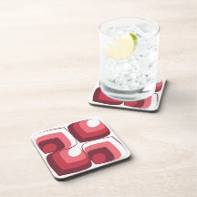 Bold Retro Modern Motif in Pinks