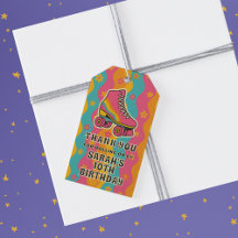 Bold Roller Skaten Girl Geburtstagsparty Danke