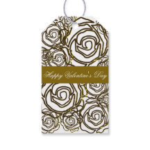 "Bold Rose Valentine" (gold) Geschenkmarke