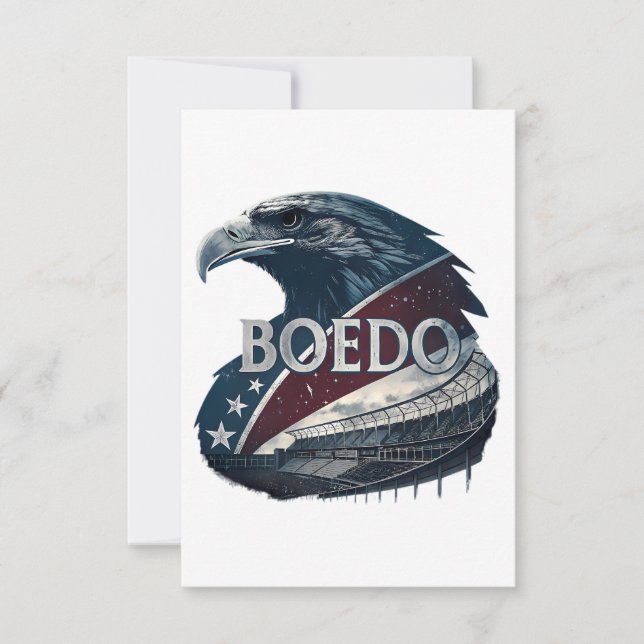 Bold Rules: A Clear, Striking Message RSVP Karte (Vorderseite)