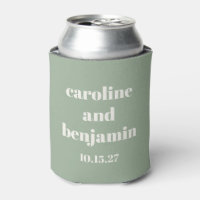 Bold Sage Green Chic Moderne Hochzeit Custom