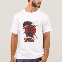 Bold Samurai Warrior T - Shirt - Japanisch Art