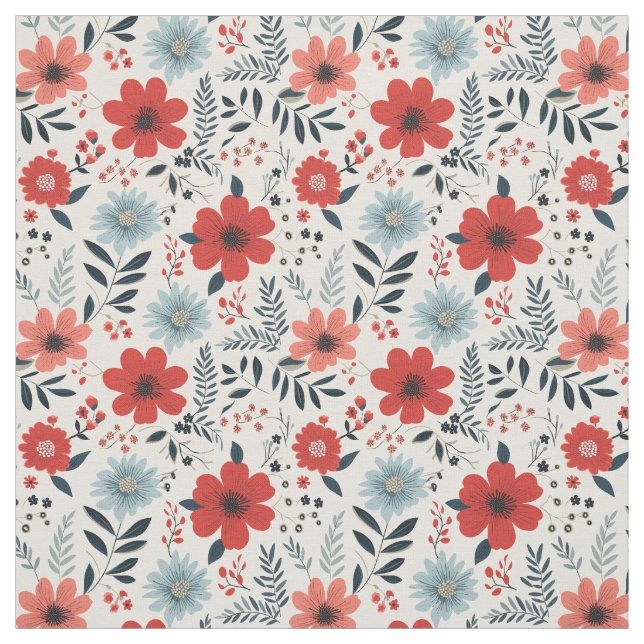 Bold Simple Boho Chic Floral Stoff (Muster)