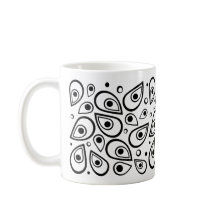 Bold Teardrop Dot Tasse