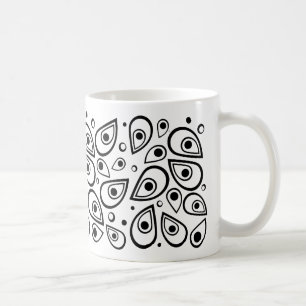 Bold Teardrop Dot Tasse