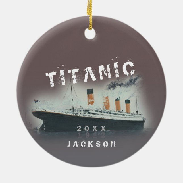 Bold Titanic Keramik Ornament (Hinten)