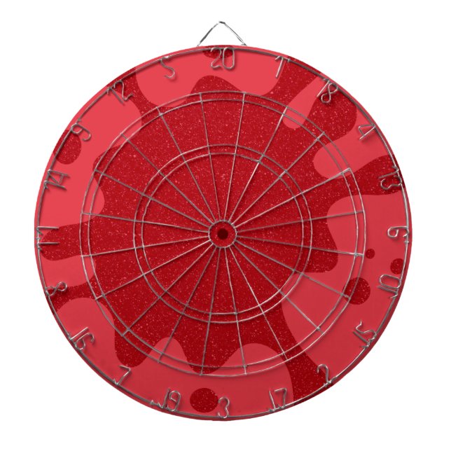 Bold Tomato Red Splash Dartboard – Customizable Dartscheibe (vorne)