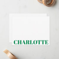 Bold Typografy Personalisiert Name Kelly Green