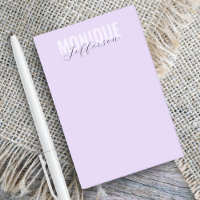 Bold Typografy & Script Lilac Lavender Monogram