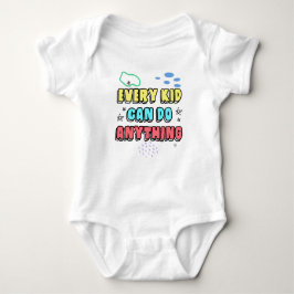Bold Typografy Statement Design for Kids Baby Strampler