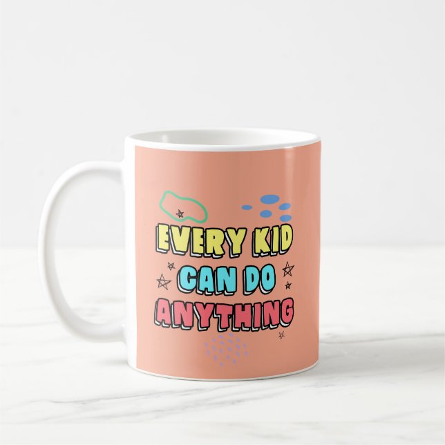 Bold Typografy Statement Design for Kids Kaffeetasse (Links)