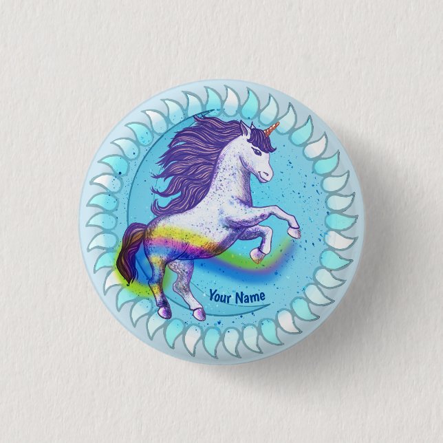 Bold Unicorn Button (Vorderseite)