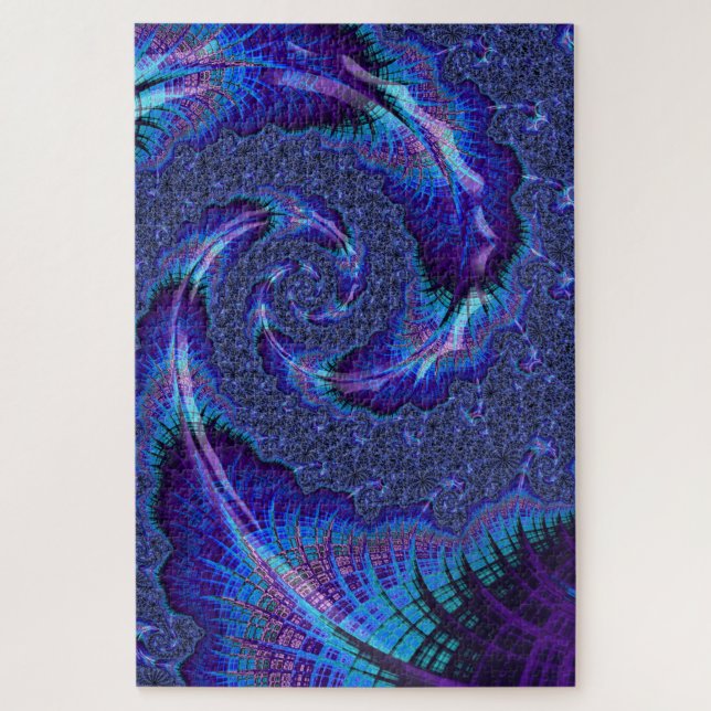 Bold Vibranding Psychedelic Spiraling Fraktal Art (Vertikal)