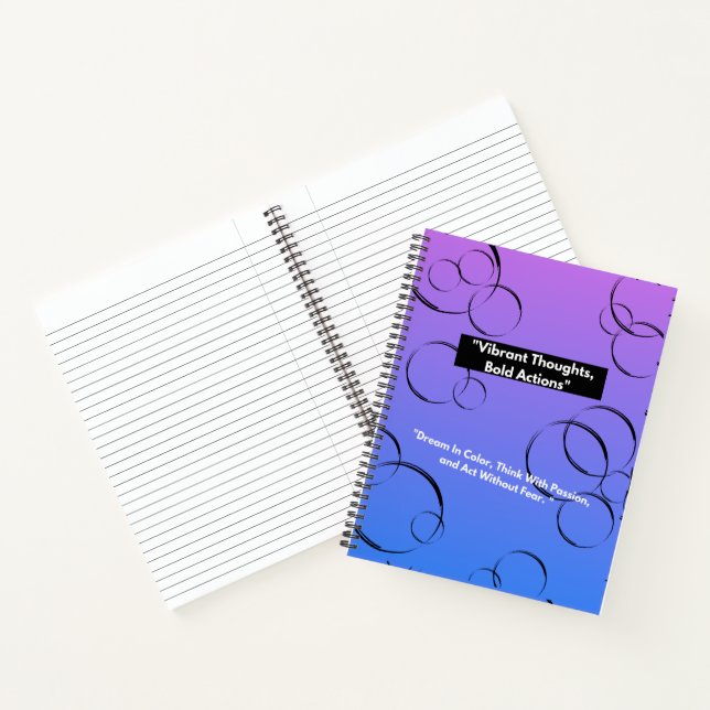 Bold & Vibranly Daily Journal for Women Notizbuch (Innenseite)