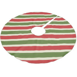 Bold Vintag Elegante Christmas Candy Cane Polyester Weihnachtsbaumdecke