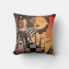 Bold Voices, Soft Spaces" Throw Pillow Kissen