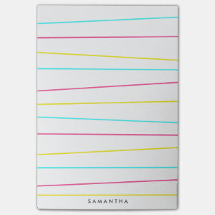 Bold Wacky Lines Postit Notes Post-it Klebezettel
