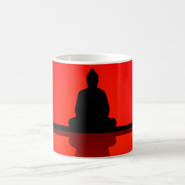 Bold Zen Buddha Kaffeetasse (Mittel)