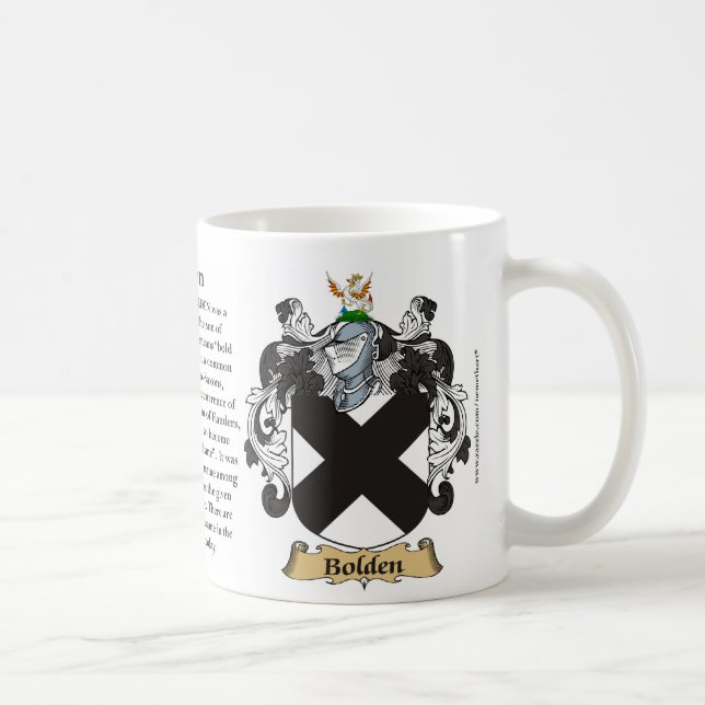 Bolden, der Ursprung, die Bedeutung und das Wappen Kaffeetasse (Rechts)