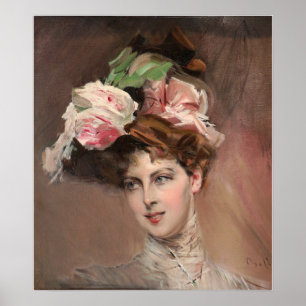 Boldini - Gräfin Beatrice Di Byland 1901 Poster